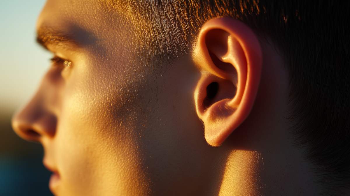 L'oreille d'un homme